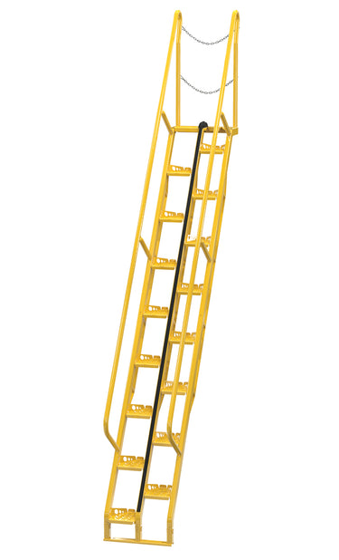 56 Degree Alternating Tread Stair w/ 17 Steps